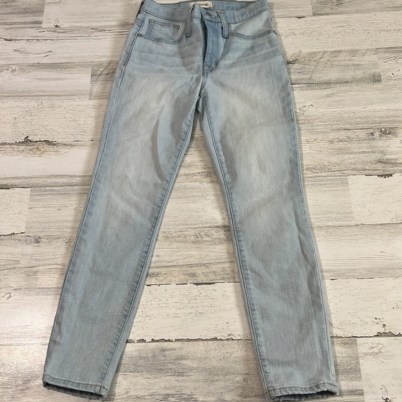 Madewell 9” Mid-Rise Skinny Crop Jeans Size 23 - Picture 3 of 13